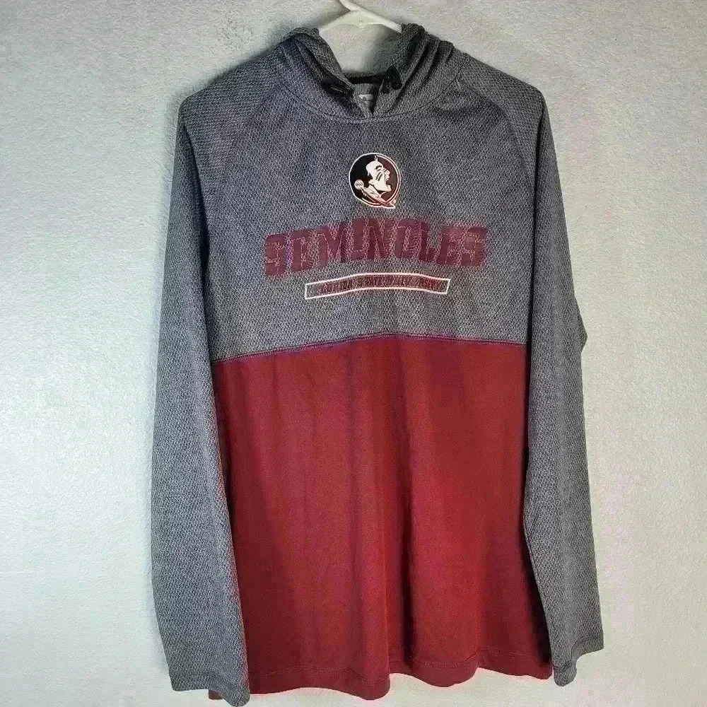 Russell Athletic Florida Seminoles State University NCAA Sweater Hoodie Large